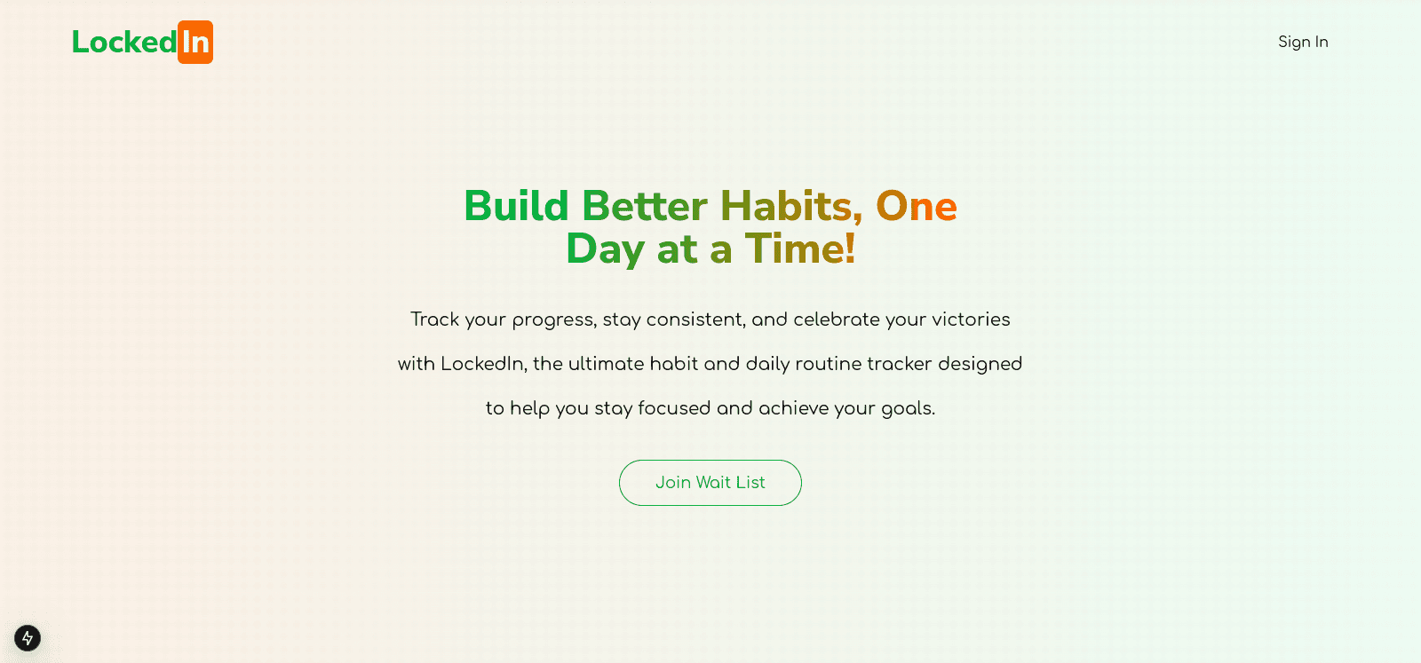 LockedIn Habit Tracker